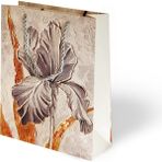 Muka 18X24 Lüks Karton Çanta Varak Baskılı Tek Pakette 4 Farklı Desen 12 Adet - Çiçek 1