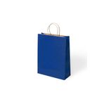 Muka Lacivert Büküm Saplı Kraft Çanta 15x20x8 Cm Pakette 24 Ad