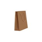 Muka Naturel-kraft Lüks Karton Çanta 14x17 Cm Pakette 24 Adet