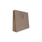 Muka Naturel-kraft Lüks Karton Çanta 42x38cm Pakette 10 Ad