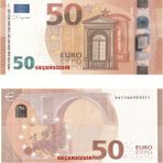 Muka Oyuncak -Eğitim- Düğün Kağıt Para 50 Adet - 50 Euro