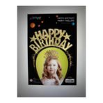 Muka Prenses Doğum Günü Metal Taç -Happy Birthday - Altın