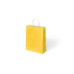 Muka Sarı Büküm Saplı Kraft Kağıt Çanta 25x31cm Pakette 24 Ad.