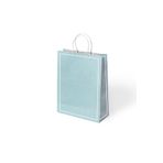 Muka Yeşil Makaron Büküm Saplı Kraft Çanta 25x31cm Pakette 24 Ad.
