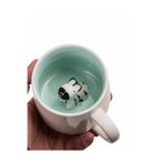 Mukko Home 3D Porselen Kupa – Sevimli Zebra Figürlü, 350 Ml, Eğlenceli Ve Şık Tasarım,Mavi