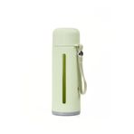 Mukko Home 500 Ml Şeffaf Pencereli Cam Suluk | Soft Renkli, Bpa Içermez,Yeşil