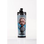 Mukko Home Albert Einstein 360 Ml Çelik Termos Mug Karikatür Tasarımlı, Araç & Çanta Uyumlu, Sıcak Soğuk Içecek,Einstein A