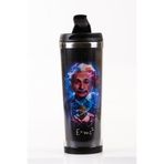 Mukko Home Albert Einstein 360 Ml Çelik Termos Mug Karikatür Tasarımlı, Araç & Çanta Uyumlu, Sıcak Soğuk Içecek,Einstein F