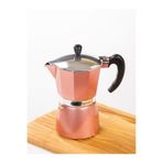 Mukko Home Mokapot 6-Cups Coffeehutt Bigg Coffee Kahve Demleme Kahve Ekipmanı Italyan Filtre Kahve Makinesi,Metalik