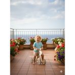 MukoToys Montessori Çocuk Denge Bisikleti 2-6 Yaş / Mdf Tavşan Başlıklı Tasarım