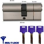 Mul-T-Lock MTL 400 69 mm Tuzaklı Bilyalı Kapı Kilidi