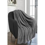 Mulberry 100x170 cm Füme Antrasit Wellsoft Tv Battaniye