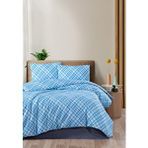 Mulberry Bret Pazen Flannel Kışlık Çift Kişilik Nevresim Takımı Antrasit