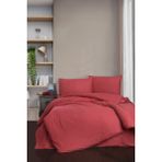 Mulberry Çift Kişilik Nevresim Takımı Pamuk Saten Çizgili %100 Pamuk 200 x 220 cm Bordo