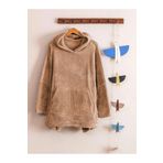 Mulberry Çocuk Giyilebilir Battaniye Wellsoft Unisex Oversize Deve Tüyü Polyester
