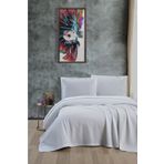 Mulberry Klimalı Pike Pamuk Petekli Pike Dört Mevsim Pike Tek Kişilik 170x240 Beyaz