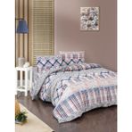 Mulberry Reyyan Nevresim Takımı Çift Kişilik Çarşafı Lastikli - Somon - 200 x 220 cm