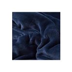 Mulberry Sherpa Polar Battaniye Çift Taraflı Tek Kişilik 160X220 Cm Lacivert