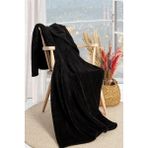Mulberry Siyah Wellsoft Tek Kişilik Tv Battaniye 100 x 170 cm Yumuşak Polyester Kumaş