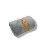 Mulberry Wellsoft Battaniye Televizyon Battaniyesi Peluş Polar Battaniye Tek Kişilik 170 * 230-Gri