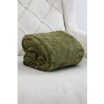 Mulberry Wellsoft Battaniye Televizyon Battaniyesi Peluş Polar Battaniye Tek Kişilik 170 * 230 Haki