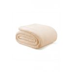 Mulberry Wellsoft Battaniye Televizyon Battaniyesi Peluş Polar Battaniye Tek Kişilik 170 * 230 Krem