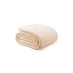 Mulberry Wellsoft Battaniye Televizyon Battaniyesi Peluş Polar Battaniye Tek Kişilik 170*230 Krem Antrasit