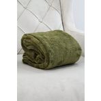 Mulberry Wellsoft Battaniye, Televizyon Battaniyesi,Peluş, Polar Battaniye,Çift Kişilik 220 * 230 Haki