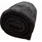 Mulberry Wellsoft Battaniye, Televizyon Battaniyesi,peluş, Polar Battaniye,çift Kişilik - Siyah - 220 x 230 cm