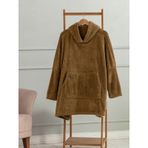 Mulberry Wellsoft Kapşonlu Giyilebilir Tv Battaniyesi Unise x Over Size - Camel