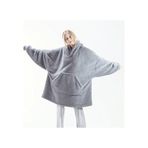 Mulberry Wellsoft Kapşonlu Giyilebilir Tv Battaniyesi Unise x Over Size - Gri