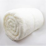 Mulberry Wellsoft Televizyon Battaniyesi Peluş Battaniye Çift Kişilik 220 230 Beyaz Beyaz