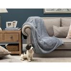 Mulberry Wellsoft Televizyon Peluş Polar Tek Kişilik Battaniye Gri 170 x 230