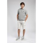 Mules Erkek %100 Pamuk Polo Yaka T-Shirt Gri - 2XL