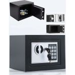 Müller Yanmaz Elektronik Şifreli Para Kasası 17EF 17x23x17 cm Acil Durum Anahtarı ile Güvenli