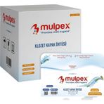 Mulpex Hijyenik Klozet Kapak Ortusu 4 Pkt. : 1000 Adet (100 Seluloz)