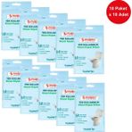Mulpex Tek Kullanımlık Suda Çözünür Klozet Kapak Örtüsü - 10 x 10 Lu Paket | Hijyenik ve Pratik Seyahat Aksesuarı - Beyaz