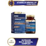 Multi Mineral Complex 60 Tablet - Kalsiyum, Magnezyum, Fosfor, Potasyum, Çinko, Demir, Manganez, Bakır, Selenyum, Krom, Molibdat, Iyot
