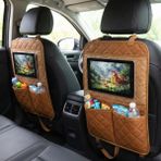 Multi Trendy Taba Deri Araba Koltuk Arkası Organizer Araç Arka Koltuk Organizeri Tablet Tutucu Düzenleyici - 2 Adet