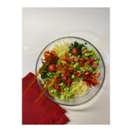 Multiamo Kaşıklı Cam Salata Kasesi, 28 cm, Şeffaf