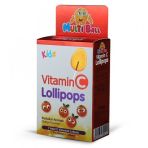 MultiBall Kids Vitamin C Portakal Aromalı 7 Adet Lolipop