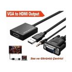 Multıcolor MC-210 VGA To HDMI Ses Özellikli