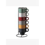 MULTICOLOR SERAMIK ESPRESSO FİNCANI 6 LI