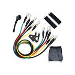 MultiFlexPro 11 Parça Lateks Spor Seti Egzersiz Bandı Ekipmanları Çekme Halatı Egzersiz Seti