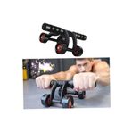 MultiFlexPro Ab Wheel Roller Fitness Karın Kası Aleti 4 Tekerlek Karın Tekerleği Düşük Gürültülü Karın Egzersizi