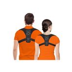 MultiFlexPro Dik Durmak Için Ortopedik Sırt Destek Korsesi Deri Desenli Ayarlanabilir Dik Duruş Korsesi