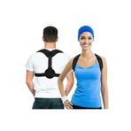 MultiFlexPro Kamburluk Önleyici Korse Yeni Nesil Siyah Unisex Dik Duruş Korsesi Ortopedik Korse