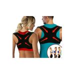 MultiFlexPro Sporcu Dik Duruş Korsesi Çapraz Profesyonel Medikal Ortopedik Sırt Kamburluk Önleyici Sporcu Korsesi