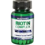 Multimed Biotin Kompleksi – Saç Dökülmesine Karşı Destek + Güçlü Keratin Etkisi – 120 Tablet