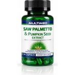 Multimed Saw Palmetto & Pumpkin Seed Extract Cüce Palmiye Bal Kabağı Pygeum Isırgan Çinko 120 Kapsül